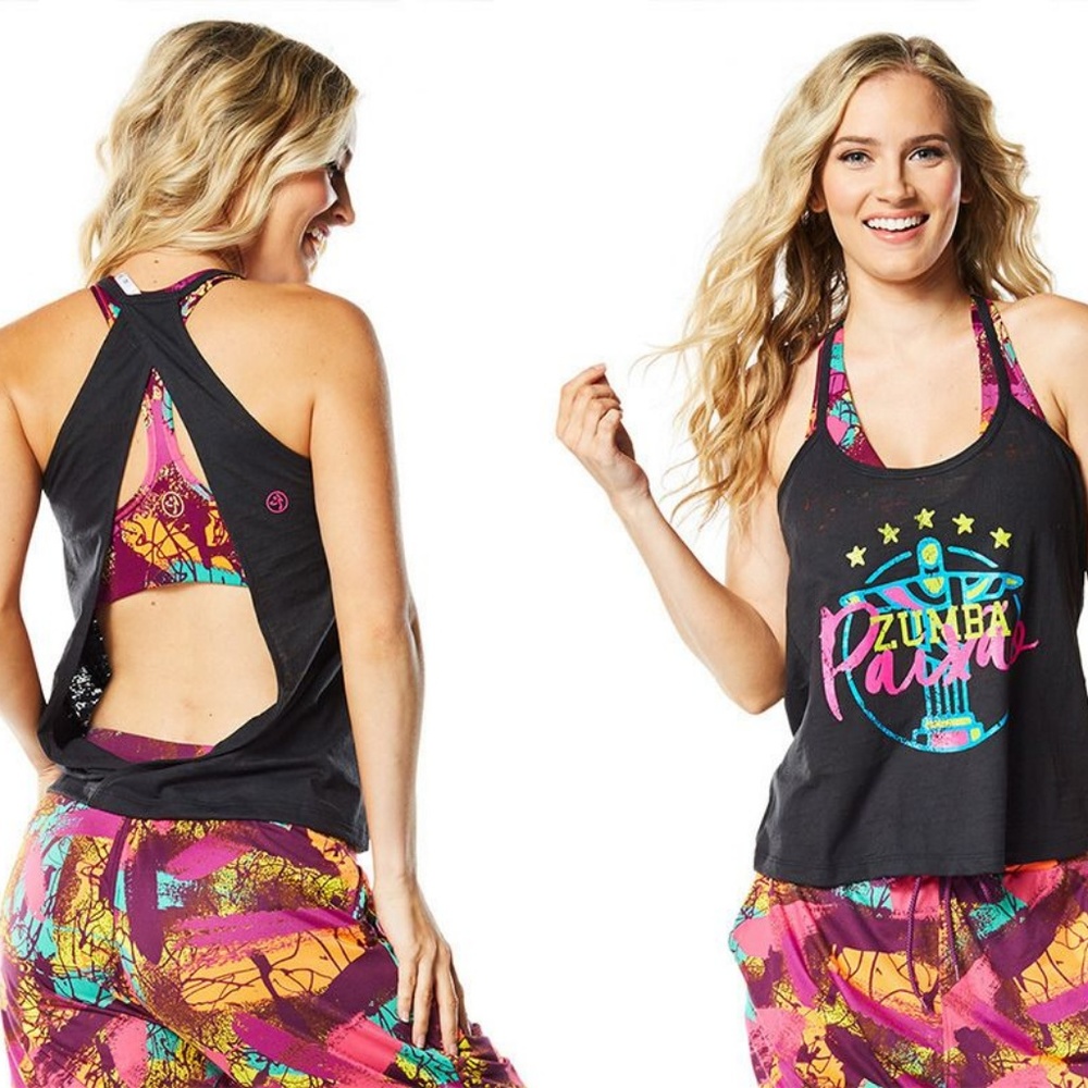 Zumba Open Back Tank